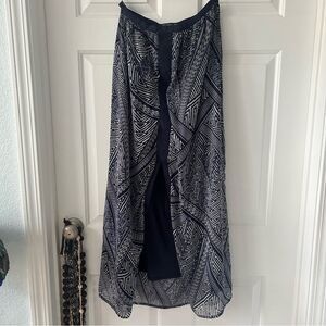 Adrianna Papell Front Slit Maxi Skirt